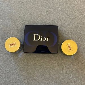 Christian Dior 5 color eyeshadows and two ysl eyeliner(bronze black, ashy black)